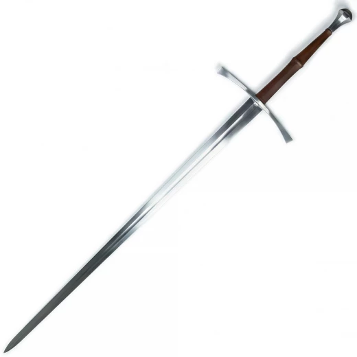 Bitevní dlouhý meč "Vanguard" s rukojetí z pravé kůže