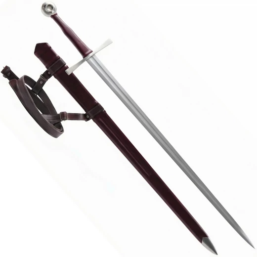 Anderthalbhänder Kriegsschwert Typ XIIa mit Scheide