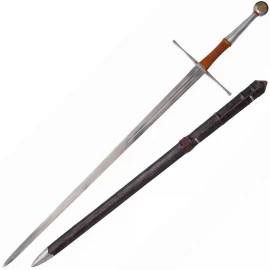 Noble’s Gothic Longsword with Triple Fuller and Scabbard