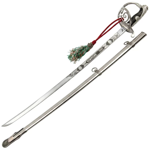 Zeremonieller Polizeisäbel der baskischen Ertzaintza mit geätzter Klinge