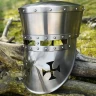 Kreuzritter Helm, 2 mm Stahl - Outlet