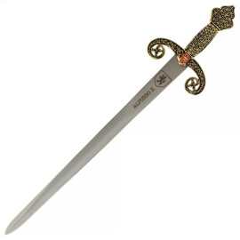 Otvírák na dopisy s meč Alfons X. Kastilský