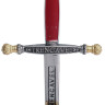 Meč William Wallace v soklíku - nůž na dopisy