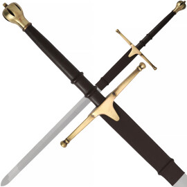 Meč Sir William Wallace patinovaná mosaz