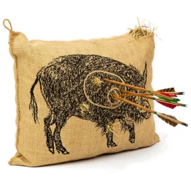 Jute Archery Target Bag – Wild Boar Motif (102x54 cm) - Outlet