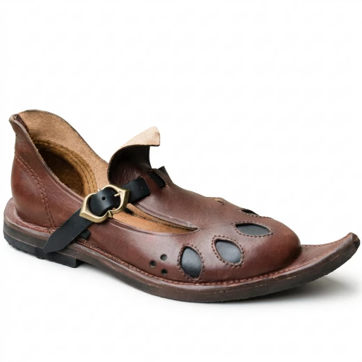 Dámské kožené gotické střevíce