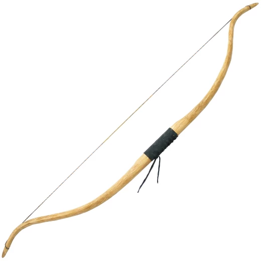 Traditioneller Jugend-Recurvebogen Warrior 50" aus Rattan mit Ledergriff