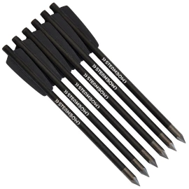 Sada 6 kusů duralových šípů Steambow Bodkin 5,5“ pro sérii AR-6 Stinger II - Outlet