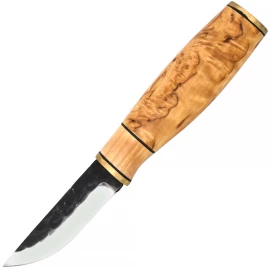 Finnisches Messer Brisa Polar Puukko 77 | Maserbirke & 80CrV2 Carbonstahl