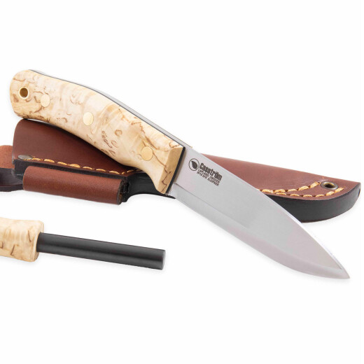 Švédský nůž Forest Knife č. 10, bříza kadeřavá s křesadlem
