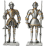 Figurky křižáků a cínových vojáčků