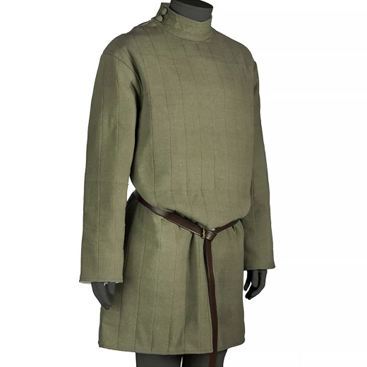 Green Infantry Gambeson (12th–13th Century)