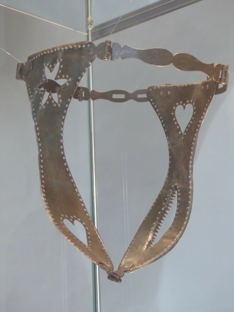 Antique Chastity Belt with Lock and Keys