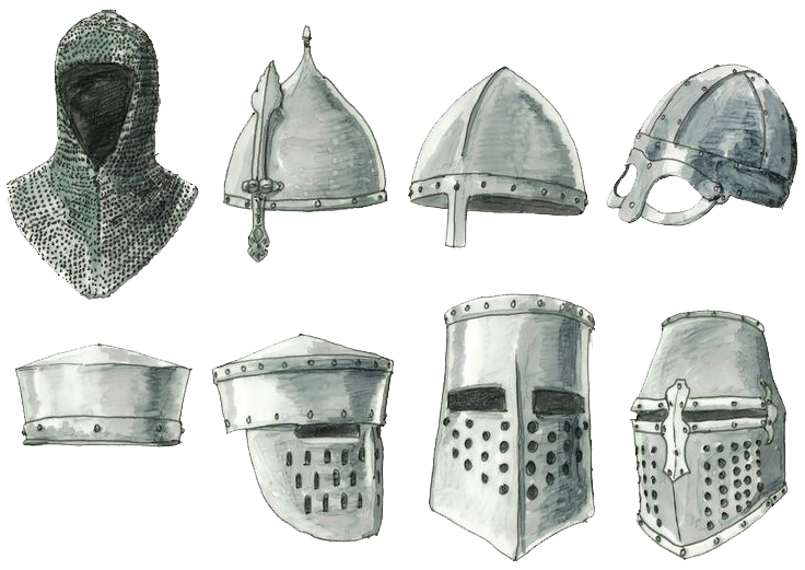 Historické přilby a helmy
