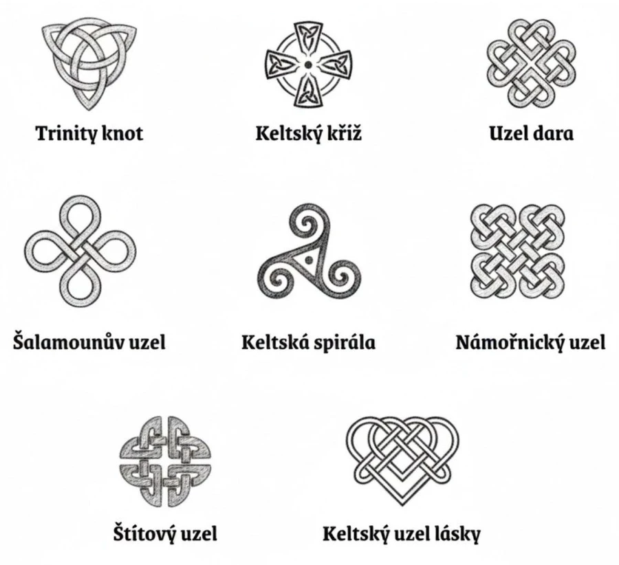 O uzlech, spirálách a skrytém řádu světa: keltské symboly a jejich význam