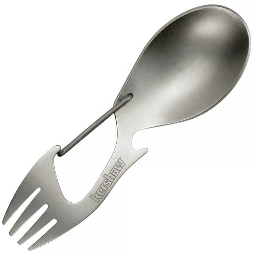 Stainless Steel Adventure Spoon-and-Fork Tool by Kershaw - Outlet