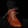 Medieval Ankle Boots, Brown, 12th-15th Century