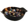Genuine Horn Bowl with Handles, Polished, Various Sizes - Outlet