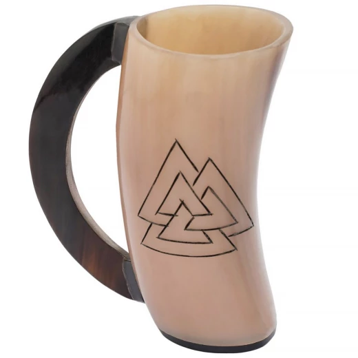 Viking Horn Tankard 'Valknut', 200 ml