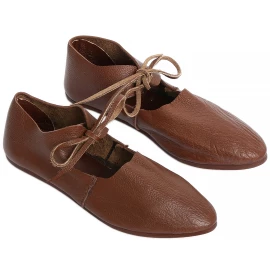 Mittelalterliche Damenschuhe aus Büffelleder – 12.–15. Jh.