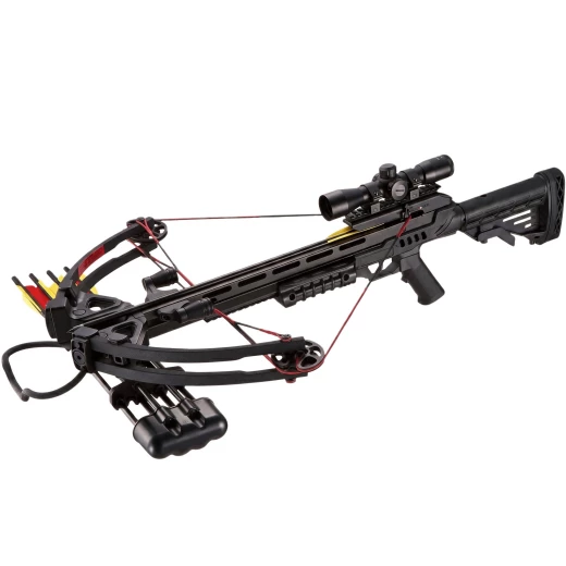 Professionelle Compound-Armbrust Man Kung MK-XB52BK Stalker 185lbs 370fps