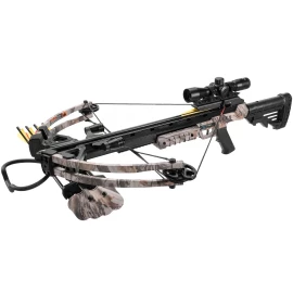 Profi-Compoundarmbrust im Tarn-Design Man Kung MK-XB52GODC Stalker 185lbs 370fps