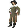 Mens' costume Thirty Years War, XXL, brown, 180xm
