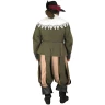 Mens' costume Thirty Years War, XXL, brown, 180xm