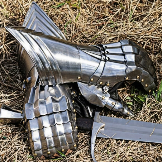 German Gothic Mitten Gauntlets, 15th Century