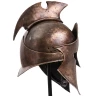 Filmtastischer Themistokles Helm mit bronzierter Patina für Cosplay - Outlet
