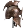 Filmtastischer Themistokles Helm mit bronzierter Patina für Cosplay - Outlet