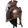 Filmtastischer Themistokles Helm mit bronzierter Patina für Cosplay - Outlet