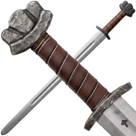 Frühmittelalterliches Wikingerschwert Typ L mit gelapptem Knauf, Schaukampfklasse B - Outlet