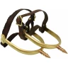 Gothic Brass Prick Spurs with Leather Straps - Outlet