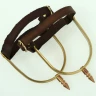 Gothic Brass Prick Spurs with Leather Straps - Outlet