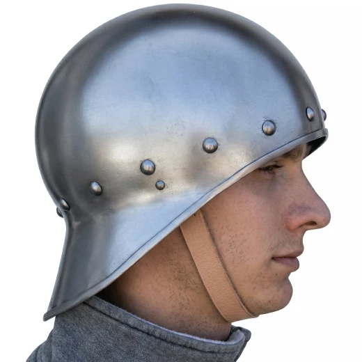 Open Late Gothic Sallet for Light Infantry and Archers