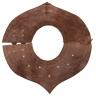 Leather gorget with Fleur-de-lys