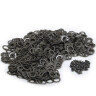Flat rings for riveting, ID 8mm, natural finish, 1kg