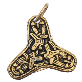 Viking trefoil brooch