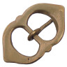 Late medieval double loop buckle small