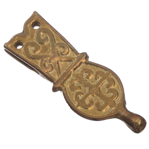 Brass belt end, 1300 - 1500