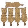 Brass belt end, 1300 - 1500