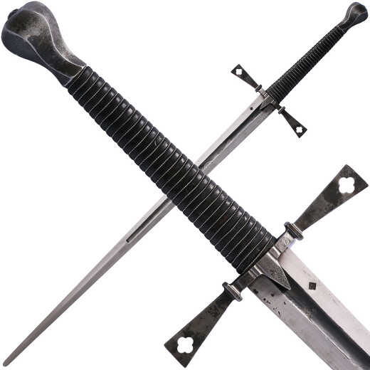 Gotisches Schwert Attwell anderthalbhändig, 15-16 Jh, Schaukampfklasse B