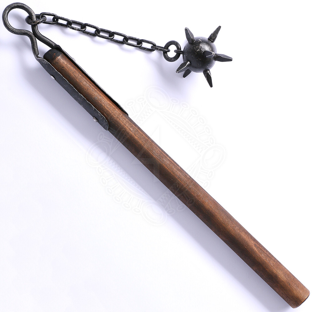 Late Medieval Double Ball Chain Battle Flail - LORD OF BATTLES