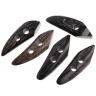 Set of 5 Horn Toggle Buttons – Sharp Wedge - Outlet