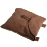 Big Suede Leather Belt Pouch