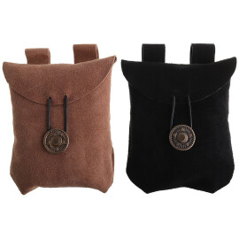 Small Suede Belt Pouch