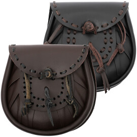Leather Sporran with Tassles