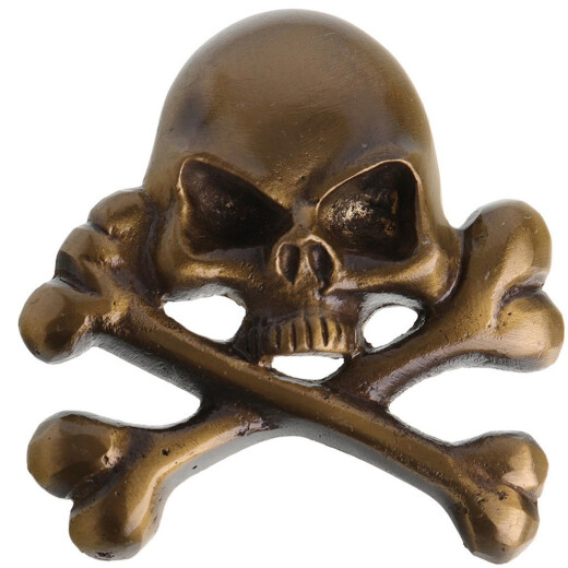 Brass Skull Decoration