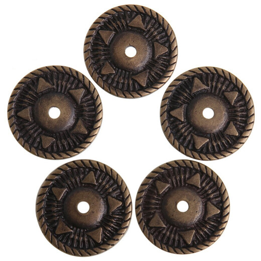 Solid Decorative Brass Washer 30mm - set of 5